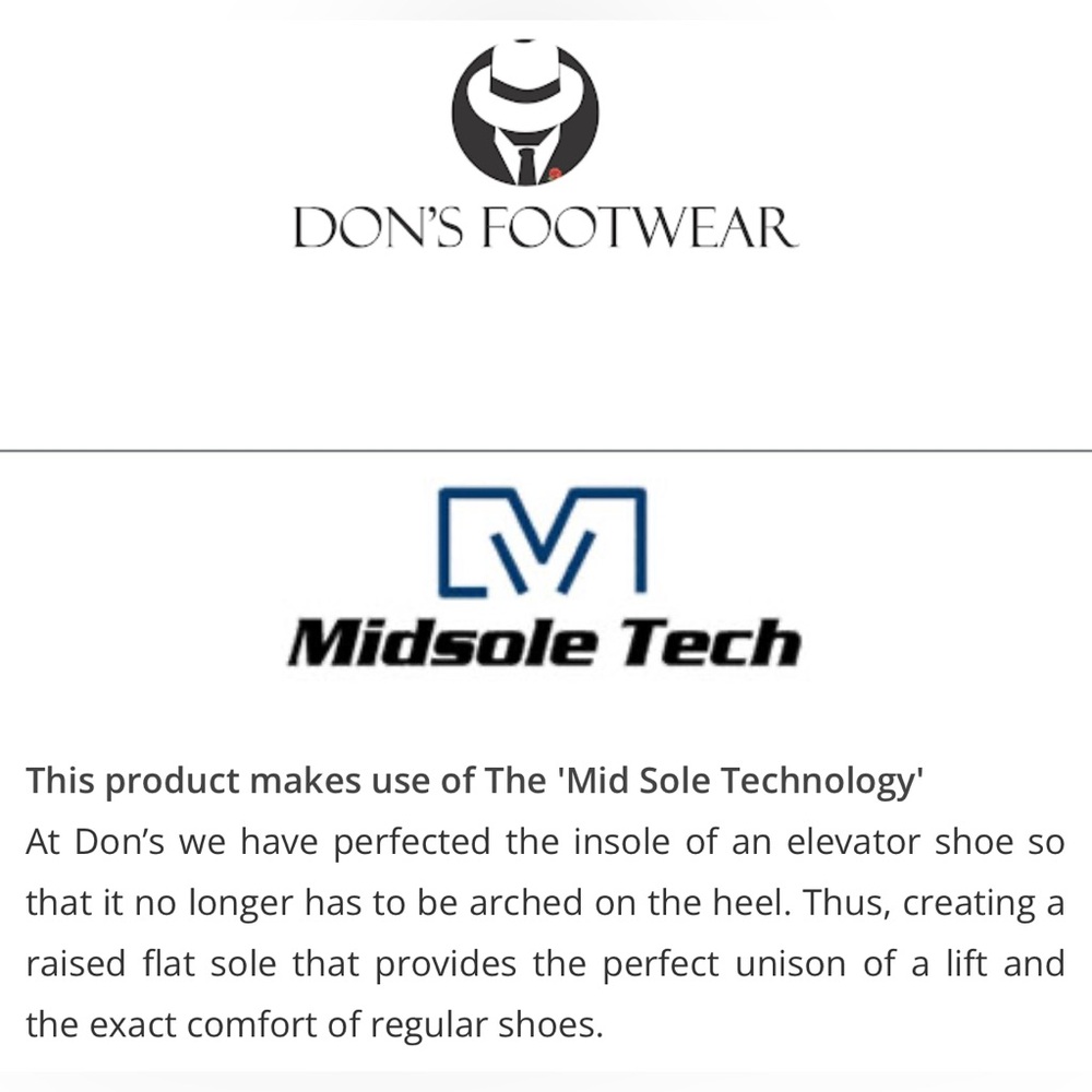 🛍️SALE🛍️ DON's Footwear Men's Handmade Elevator 100% Leather Boots - Picture 15 of 15